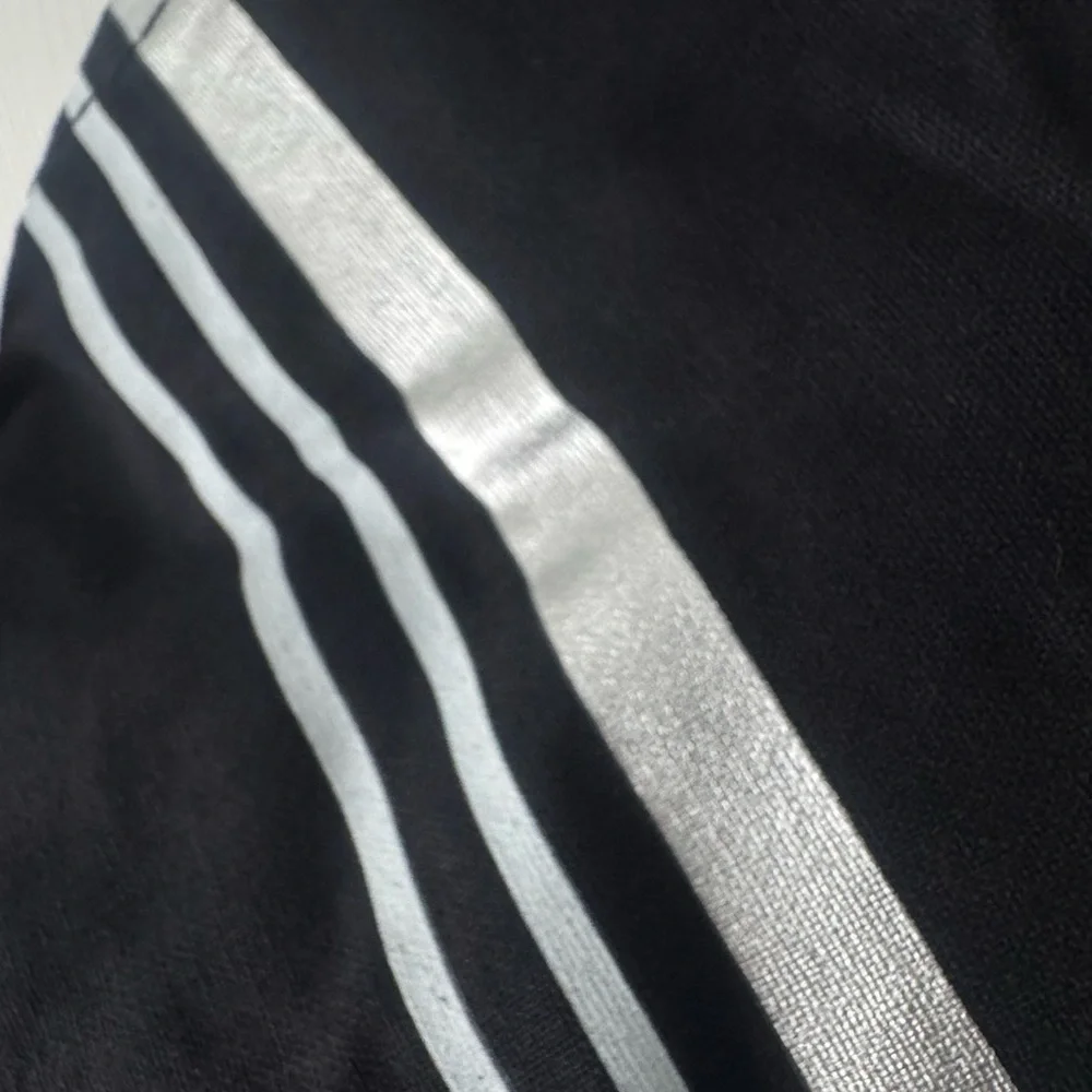 Botkier New York Black Canvas Tote Bag Silver Vertical Stripe & Logo
